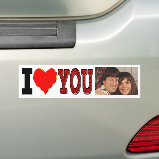 Persoonlijk hou ik van jou bumpersticker (Op auto)