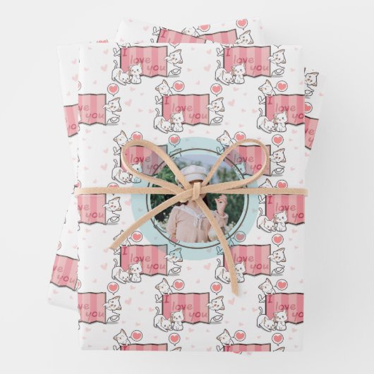 Persoonlijk hou ik van jullie verjaardag inpakpapier vel (In situ)