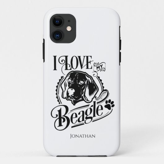 Persoonlijk hou ik van mijn Beagle Case-Mate iPhone Case (Achterkant)