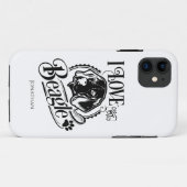 Persoonlijk hou ik van mijn Beagle Case-Mate iPhone Case (Achterkant (horizontaal))