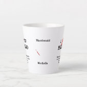 Persoonlijk hou ik van mijn Christelijke Valentijn Latte Mok (Voorkant)