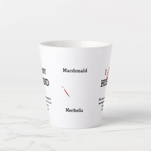 Persoonlijk hou ik van mijn Christelijke Valentijn Latte Mok (Voorkant)