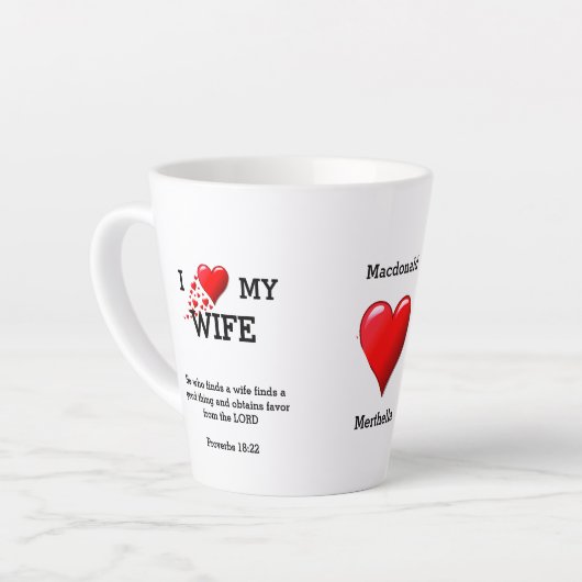 Persoonlijk hou ik van mijn Christelijke Valentijn Latte Mok (Linkerhoek)