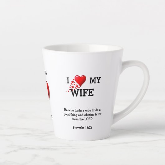 Persoonlijk hou ik van mijn Christelijke Valentijn Latte Mok (Rechts)