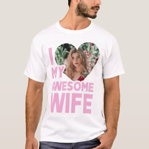 Persoonlijk hou ik van mijn vrouw met aangepaste f t-shirt