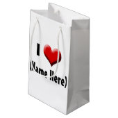 Persoonlijk hou ik van... Naam Valentijnsdag Klein Cadeauzakje (Achterkant Gekanteld)