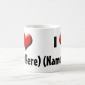 Persoonlijk hou ik van... Naam Valentijnsdag Koffiemok (Center)