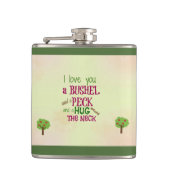 Persoonlijk hou ik van roestvrijstalen kolf heupfles (Voorkant)