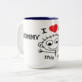 Persoonlijk hou ik zoveel van je tweekleurige koffiemok