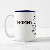 Persoonlijk hou ik zoveel van je tweekleurige koffiemok (Links)