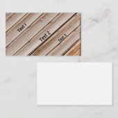 Persoonlijk - Houden Strips Visitekaartje (Voorkant / Achterkant)