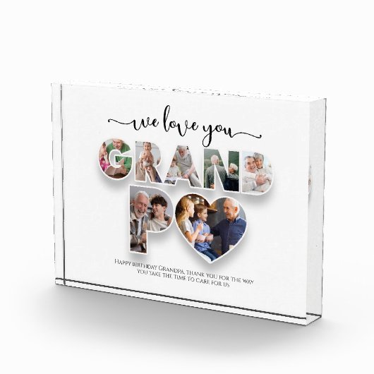 Persoonlijk houden we van je collage opa fotoblokken (Rechts)