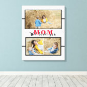 Persoonlijk houden we van je moeder Grandma Photo  Canvas Afdruk (Insitu (Houten vloer))