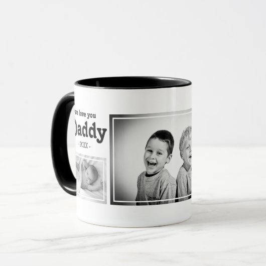 Persoonlijk houden we van je papa mok (Voorkant links)