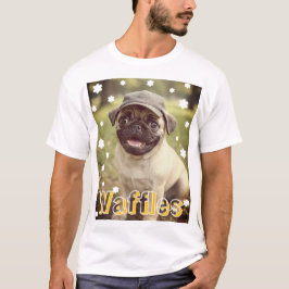 Persoonlijk huisdier foto T-shirt voeg naam en ond