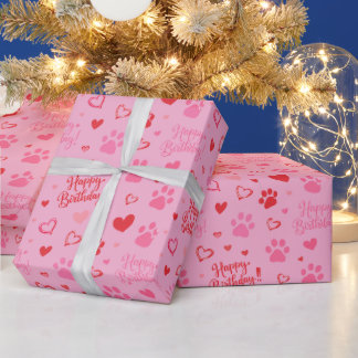 Persoonlijk huisdier gelukkig verjaardag inpakpapi cadeaupapier