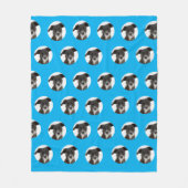 Persoonlijk huisdierpatroon fleece deken (Voorkant)