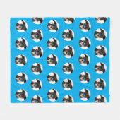 Persoonlijk huisdierpatroon fleece deken (Voorkant (Horizontaal))