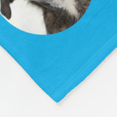 Persoonlijk huisdierpatroon fleece deken (Hoek)