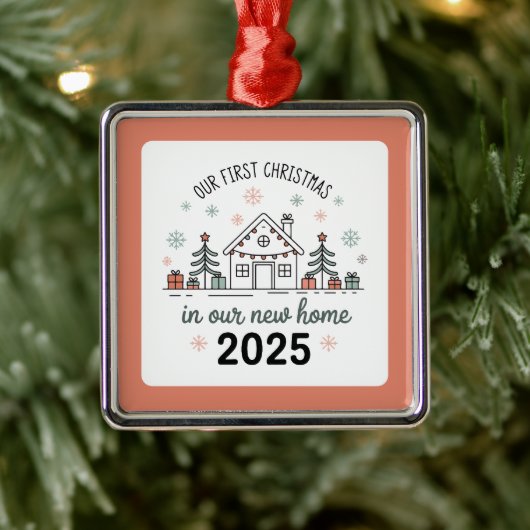 Persoonlijk huisverwarmingsgeschenk metalen ornament (Boom)