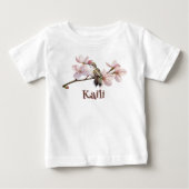 Persoonlijk Hummingbird Baby T-Shirt (Voorkant)
