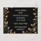 Persoonlijk Huwelijk   Aankondigingskaart (Voorkant)