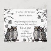 Persoonlijk huwelijk aankondigingskaart (Voorkant)