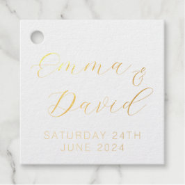 Persoonlijk huwelijk bedankjes labels