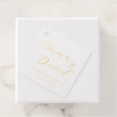 Persoonlijk huwelijk bedankjes labels (Met doos)