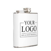 Persoonlijk Huwelijk Eigen Idee Logo Toevoegen Heupfles (Rechts)