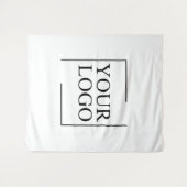 Persoonlijk Huwelijk Eigen Idee Logo Toevoegen Wandkleed (Voorkant (horizontaal))