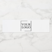 Persoonlijk Huwelijk Eigen Idee Logo Toevoegen Waterfles Etiket (Enkel label)