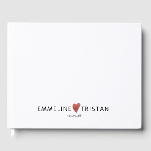 Persoonlijk huwelijk gastenboek