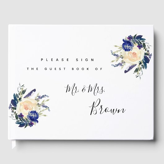 Persoonlijk huwelijk gastenboek (Voorkant)
