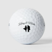 Persoonlijk huwelijk golfballen (Voorkant)
