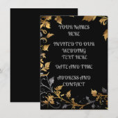 Persoonlijk huwelijk kaart (Voorkant / Achterkant)