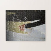 Persoonlijk huwelijk legpuzzel (Horizontaal)