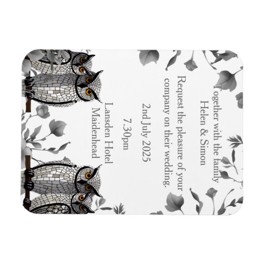 Persoonlijk huwelijk magneet (Horizontaal)