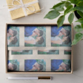 Persoonlijk Huwelijk met één foto-patroon Tissuepapier (Geschenk)