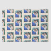 Persoonlijk Huwelijk met één foto-patroon Tissuepapier (Voorkant)