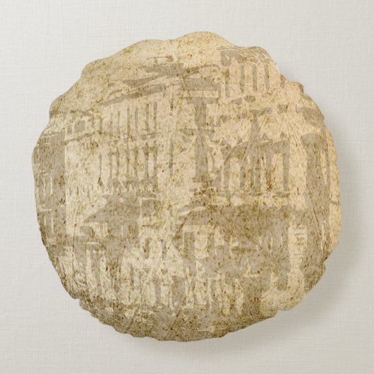 Persoonlijk huwelijk of Jubileum Rond Kussen (Achterkant)