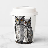 Persoonlijk huwelijk papieren bekers (Achterkant)