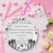 Persoonlijk Huwelijk  Papieren Bordje (Feest)