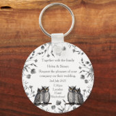 Persoonlijk huwelijk sleutelhanger (Voorkant)