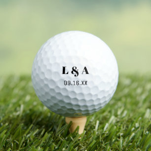 Persoonlijk Huwelijk Verlovings Bruidsjonker Aange Golfballen