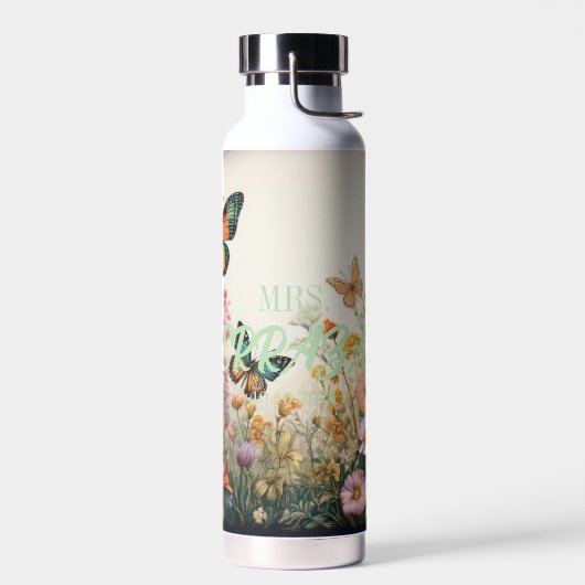 Persoonlijk huwelijk waterfles (Links)