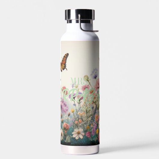 Persoonlijk huwelijk waterfles (Links)