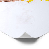 Persoonlijk huwelijks welkomstbord poster (Hoek)