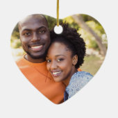 Persoonlijk huwelijkscadeau - Geschenk voor getrou Keramisch Ornament (Achterkant)