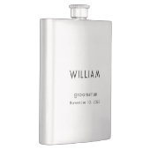 Persoonlijk huwelijkscadeau voor bruidsjonker met  flacon (Rechts)